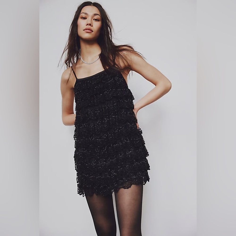 Free People Dance 'Til We Drop Mini Dress